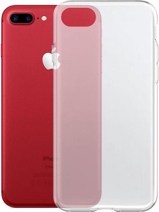 iPhone 7 Plus/8 Plus Hoesjes – Siliconen Backcover – Inclusief Screenprotector – Transparant-Ilumina Benelux