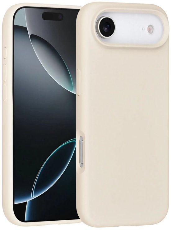 iPhone Air Hoesjes – Premium Liquid Silicone Backcover – Soft Touch – Schokbestendig – Grijs-Ilumina Benelux