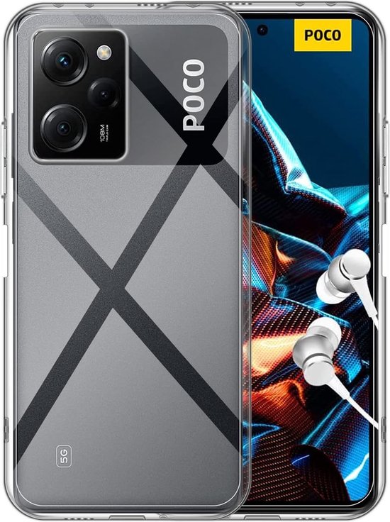 Xiaomi Redmi Note 12 Pro 5G Hoesjes – Siliconen Backcover – Flexibel – Transparant – Ook voor Poco X5-Ilumina Benelux