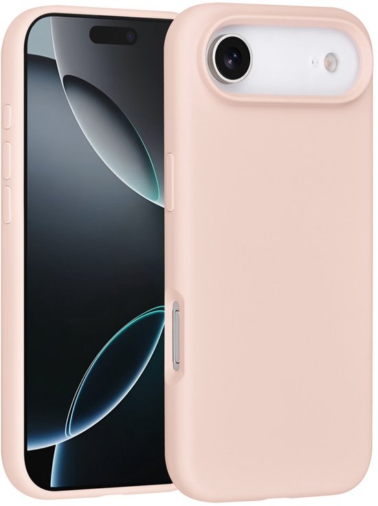 iPhone Air Hoesjes – Premium Liquid Silicone Backcover – Soft Touch – Schokbestendig – Roze-Ilumina Benelux