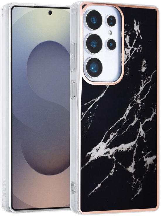 Samsung Galaxy S25 Ultra Hoesjes – TPU Backcover – Marmer Print-Ilumina Benelux