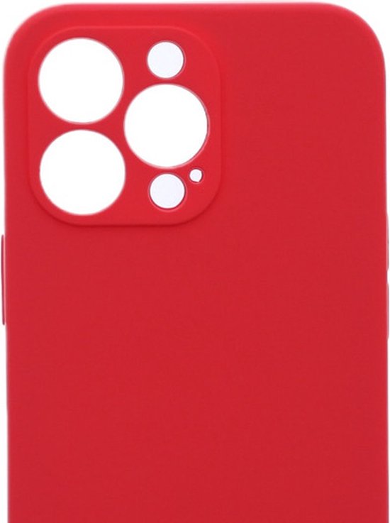 iPhone 11 Pro Max Hoesjes – Siliconen Backcover met Ketting – TPU – Rood-Ilumina Benelux