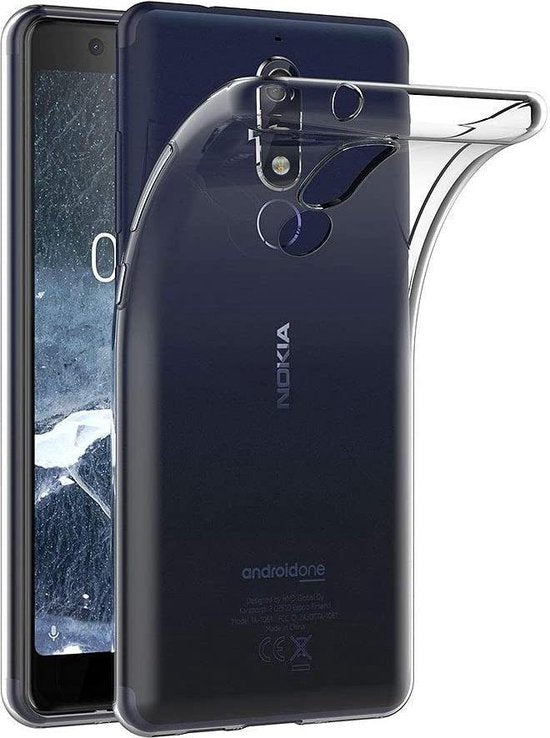 Nokia 5.1 Hoesjes – Siliconen Backcover – Flexibel – Transparant-Ilumina Benelux