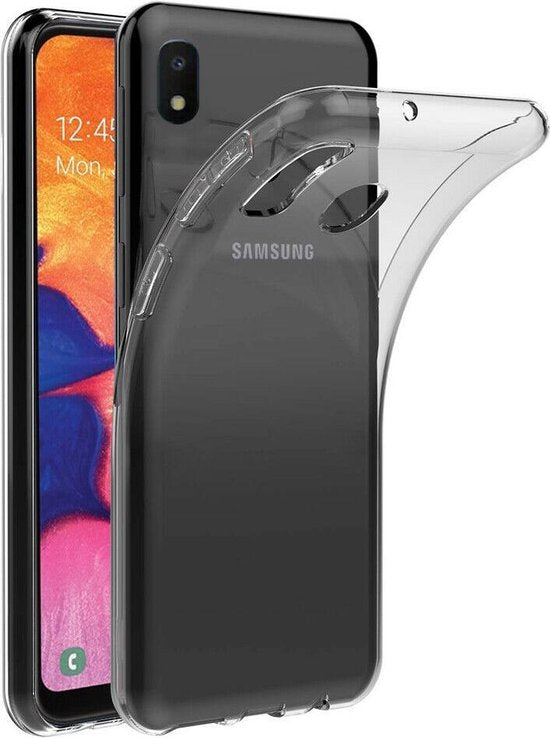 Samsung Galaxy A10 Hoesjes – Siliconen Backcover – Soft Touch – Schokbestendig – Zwart-Ilumina Benelux