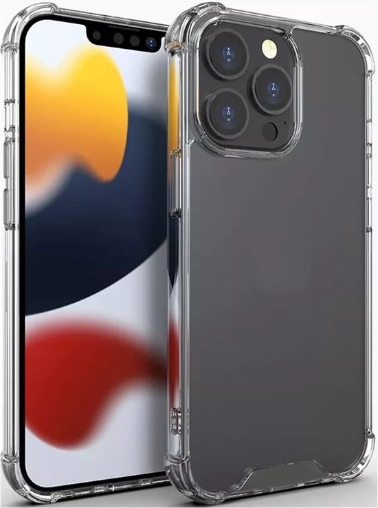 iPhone 13 Hoesjes – Crystal Clear Backcover – Schokbestendig – Transparant-Ilumina Benelux