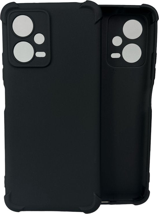 Xiaomi Redmi Note 12 5G / Poco X5 5G Hoesjes – Soft TPU Siliconen Backcover – Schokbestendig – Zwart-Ilumina Benelux