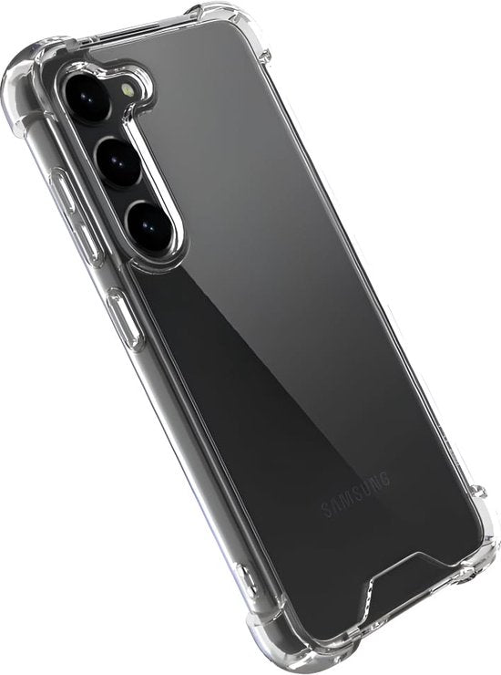 Samsung Galaxy S23 FE Hoesjes – Crystal Clear Backcover – Schokbestendig – Transparant-Ilumina Benelux