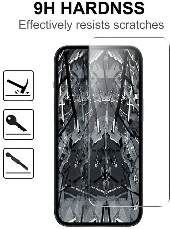 Samsung Galaxy S24 FE Hoesjes – Siliconen Backcover – Inclusief Gehard Glas Screenprotector – Schokbestendig – Zwart-Ilumina Benelux
