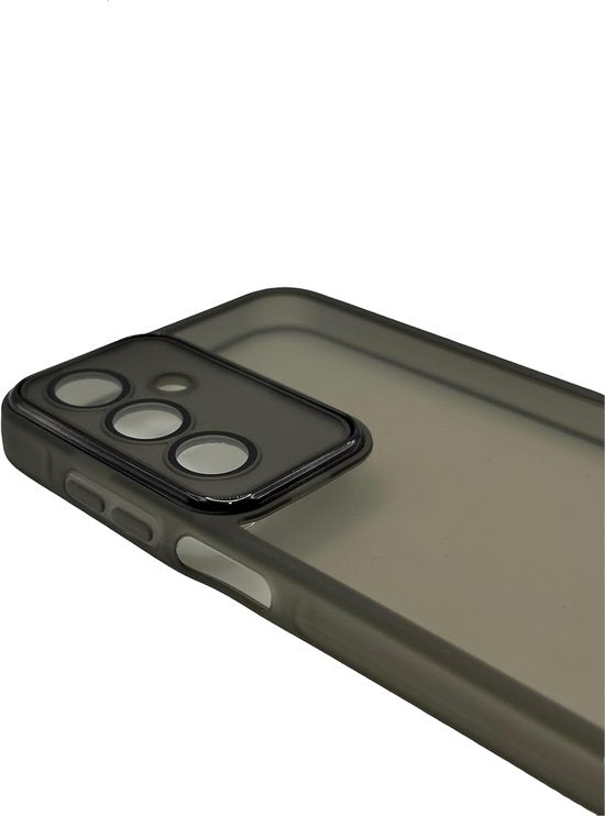 Samsung Galaxy S24 FE Hoesjes – Siliconen TPU Backcover – Camera Lens Film – Schokbestendig – Zwart-Ilumina Benelux