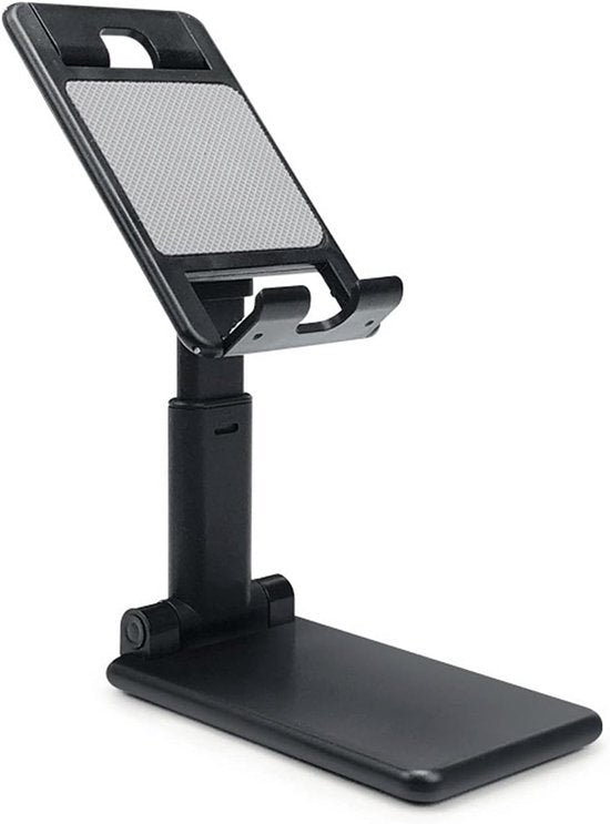 Telefoonhouder bureau – Verstelbare telefoon- en tablethouder – Opvouwbaar – Antislip – Voor 4-12.9 inch Smartphones & Tablets-Ilumina Benelux