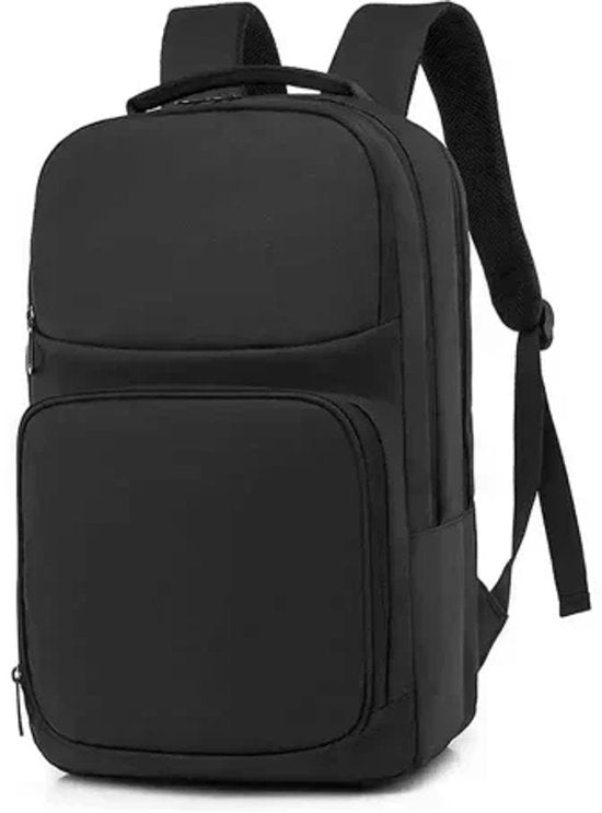 Laptop rugzak 15,6 inch – Met USB-poort – Voor heren en dames – Waterafstotend – Zwart-Laptoptas-Ilumina Benelux
