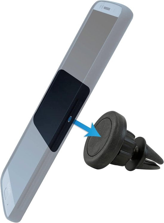 Telefoonhouder auto – Magnetisch Ventilatierooster – Stevige Universele Smartphone Houder – Zwart-Telefoonhouders-Ilumina Benelux