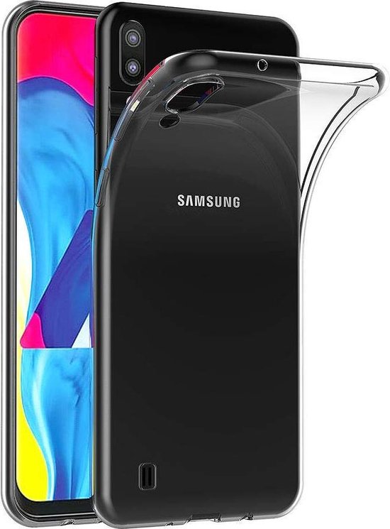 Soft Backcover Hoesje Geschikt voor: Samsung Galaxy M10 - Silicone - Transparant