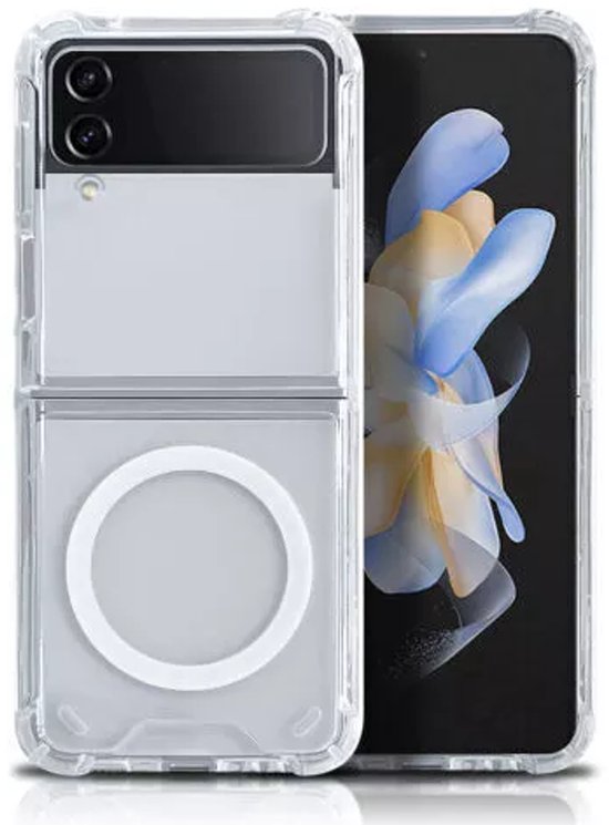 Samsung Galaxy Z Flip 4 Hoesjes – Transparante TPU Backcover – MagSafe Compatibel – Schokbestendig – Dun & Flexibel-Ilumina Benelux