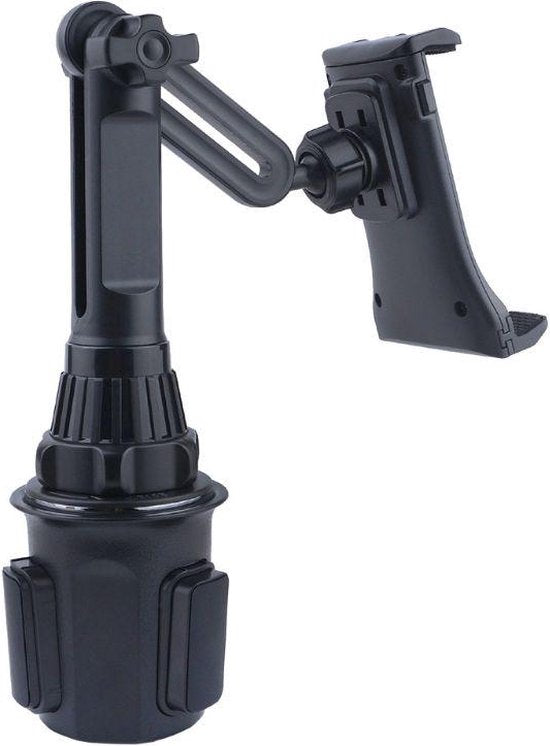 Tablethouder auto – Bekerhouder standaard – Universele tablet & telefoon houder – 3.5-12.5 inch – Zwart-Tablethouder-Ilumina Benelux