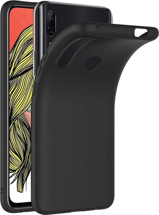 Huawei P Smart Z Hoesjes – Siliconen Backcover – Softcase – Zwart-Ilumina Benelux