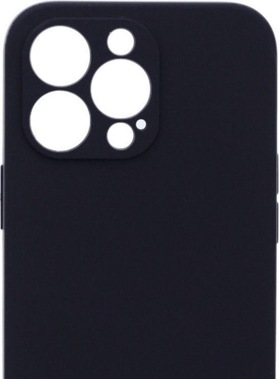 iPhone 12 Pro Hoesjes – Siliconen Backcover met Ketting – TPU – Zwart-Ilumina Benelux