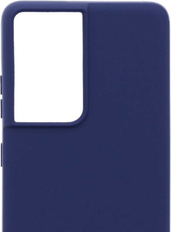 Samsung Galaxy S21 Ultra Hoesjes – Siliconen Backcover met Ketting – TPU – Blauw-Ilumina Benelux