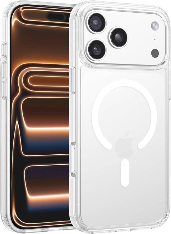 iPhone 17 Pro Hoesjes – Transparante Backcover – Schokbestendig – MagSafe Compatibel-Ilumina Benelux