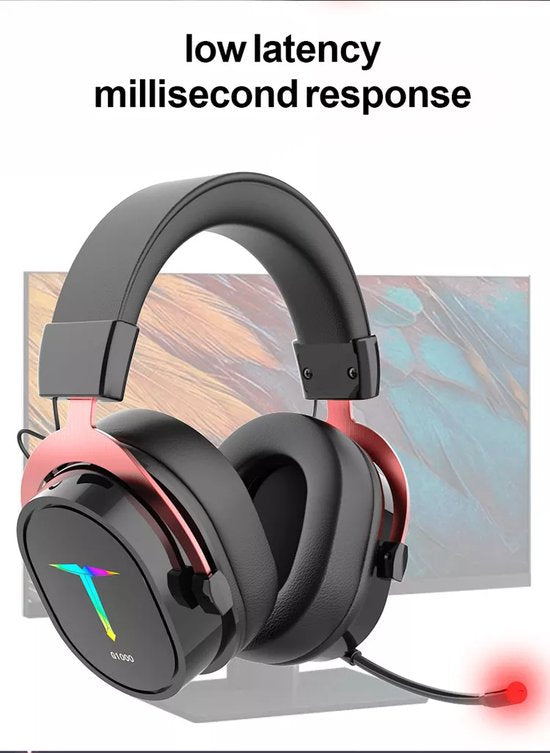 Draadloze Gaming Headset - G1000 - zwart - Geschikt voor: Playstation PS4/PS5, PC & Nintendo Switch, Laptop, iPhone en iPad