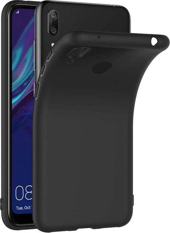 Huawei Y7 2019 Hoesjes – Siliconen Backcover – Soft TPU – Zwart-Ilumina Benelux