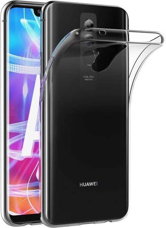 Huawei Mate 20 Lite Hoesjes – Siliconen Backcover – Transparant – Flexibel – Anti Kras-Ilumina Benelux