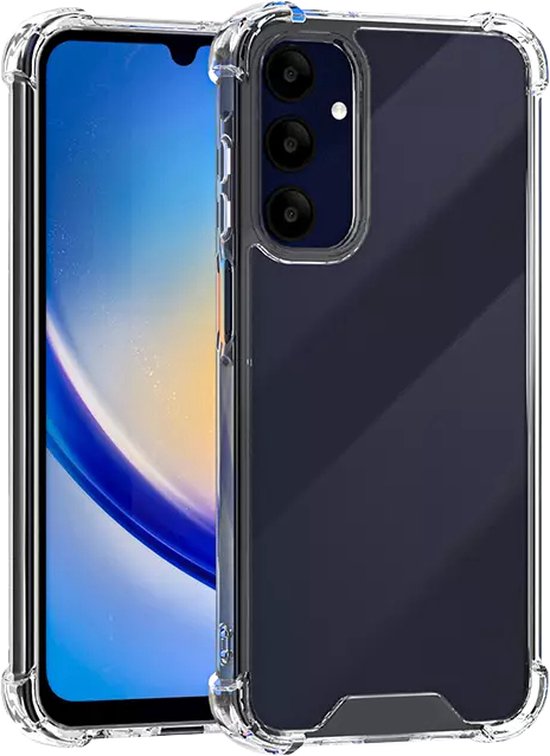 Samsung Galaxy A25 5G Hoesjes – Crystal Clear Backcover – Schokbestendig – Transparant-Ilumina Benelux