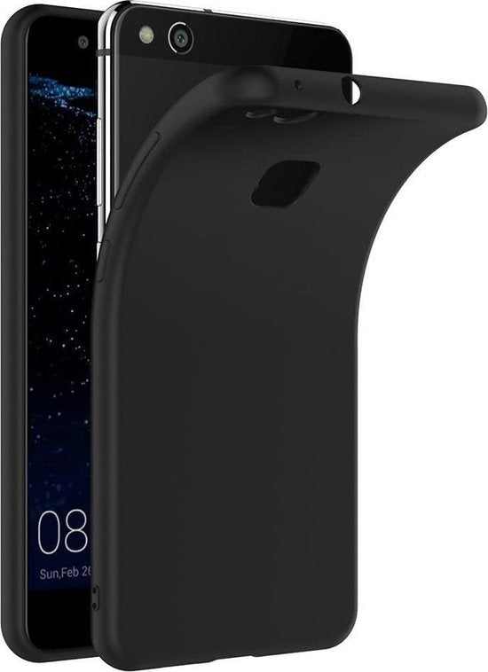 Huawei P10 Lite Hoesjes – Siliconen Backcover – Soft TPU – Schokbestendig – Zwart-Ilumina Benelux