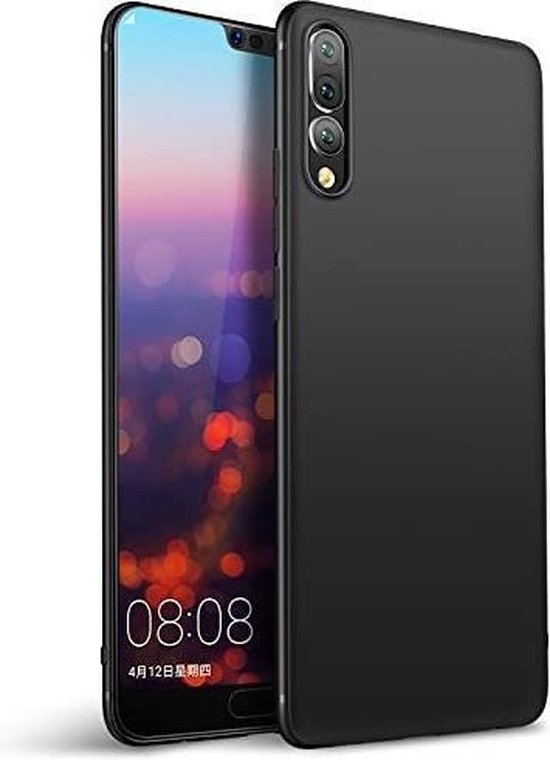 Huawei P20 Pro Hoesjes – Siliconen Backcover – Softcase – Zwart-Ilumina Benelux