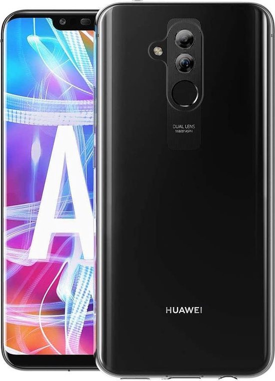 Huawei Mate 20 Lite Hoesjes – Siliconen Backcover – Transparant – Flexibel – Anti Kras-Ilumina Benelux