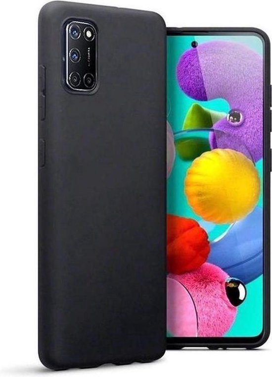 Oppo A52/A72/A92 Hoesjes – TPU Siliconen Backcover – Inclusief 3x Screenprotector – Zwart-Ilumina Benelux