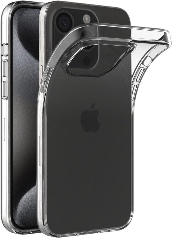 iPhone 16 Pro Max Hoesjes – Siliconen Backcover – Flexibel – Transparant-Ilumina Benelux