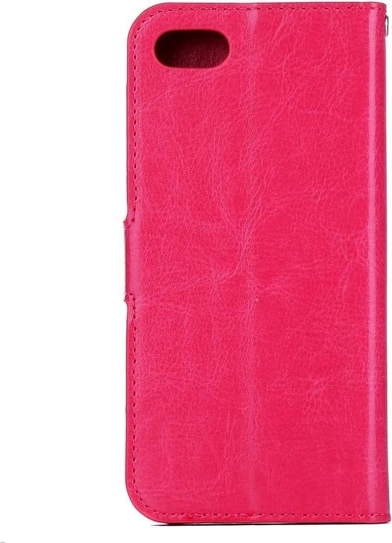 iPhone 6/6S Hoesjes – Portemonnee Book Case – Pasjeshouder – Magneetsluiting – Roze-Ilumina Benelux