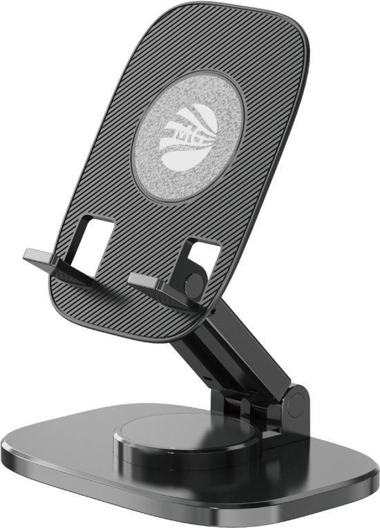 360° Bureau Telefoonhouder – Verstelbare Smartphone Standaard – Zwart-Ilumina Benelux