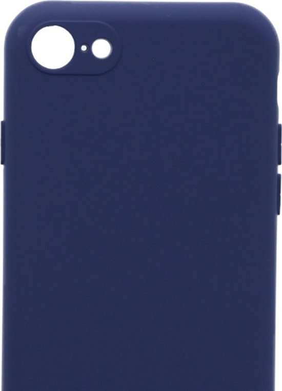 iPhone 7/8 Hoesjes – Siliconen Backcover met Ketting – TPU – Blauw-Ilumina Benelux