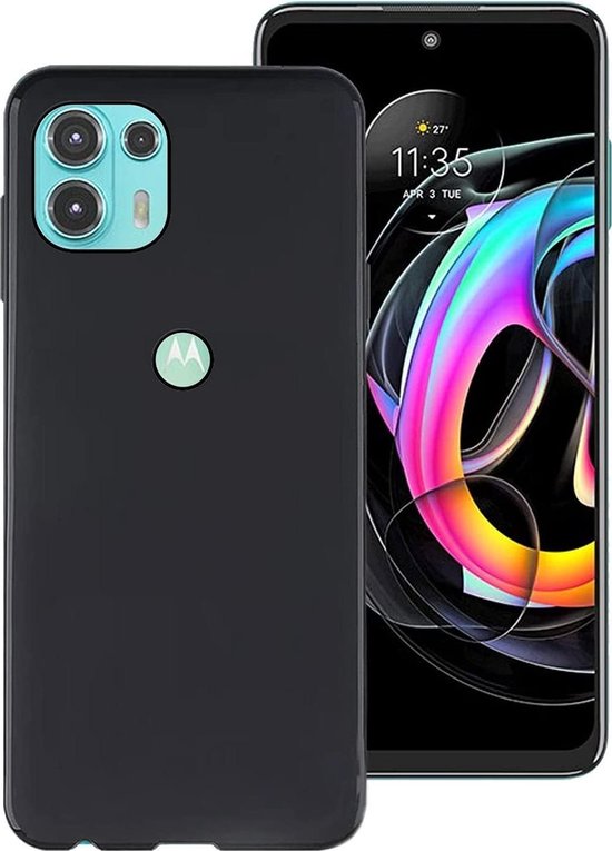 Motorola Edge 20 Lite Hoesjes – Siliconen Backcover – Schokbestendig – Zwart-Ilumina Benelux