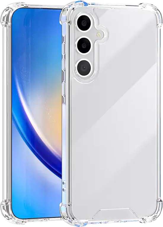 Samsung Galaxy A35 5G Hoesjes – Crystal Clear Backcover – Schokbestendig – Transparant-Ilumina Benelux