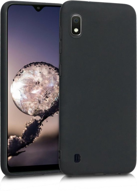 Samsung Galaxy A10e Hoesjes – Siliconen Backcover – Soft Touch – Schokbestendig – Zwart-Ilumina Benelux