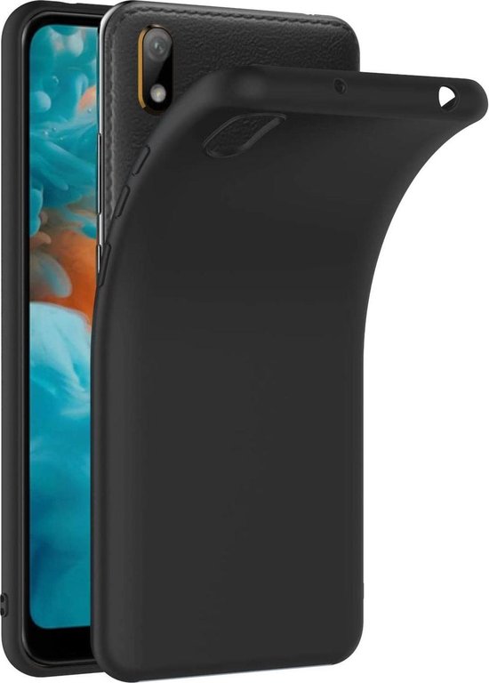 Huawei Y5 2019 Hoesjes – Siliconen Backcover – Flexibel – Schokbestendig – Zwart-Ilumina Benelux