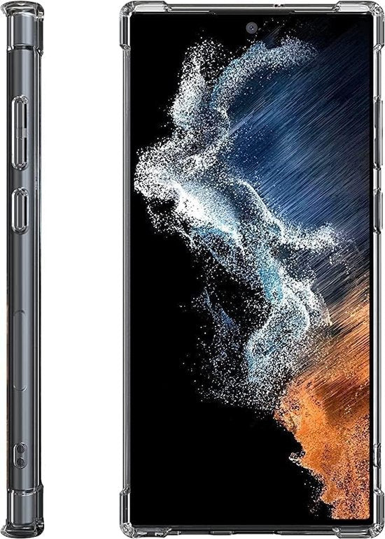 Samsung Galaxy S22 Ultra Hoesjes – Crystal Clear Backcover – Schokbestendig – Transparant-Ilumina Benelux