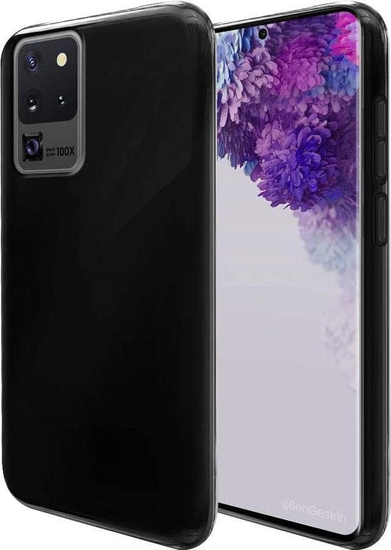 Samsung Galaxy S20 Plus Hoesjes – Siliconen Backcover – Flexibel – Schokbestendig – Zwart-Ilumina Benelux