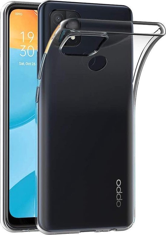 Oppo A15/A15s Hoesjes – Siliconen Backcover – Transparant – Schokbestendig – Soft TPU-Ilumina Benelux