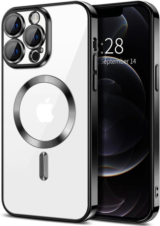 iPhone 13 Pro Hoesjes – Backcover – Camera Lens Protector – MagSafe Compatibel – Zwart-Ilumina Benelux