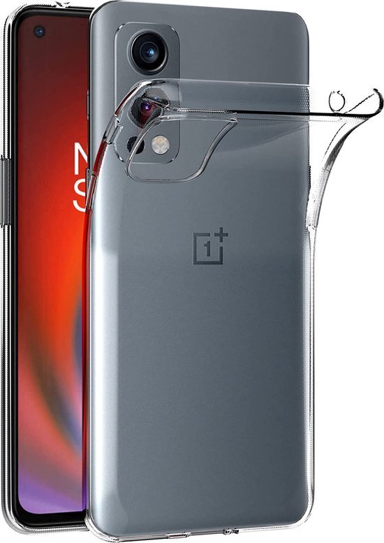OnePlus Nord 2 5G Hoesjes – Siliconen Backcover – Soft Silicone – Schokbestendig – Transparant-Ilumina Benelux