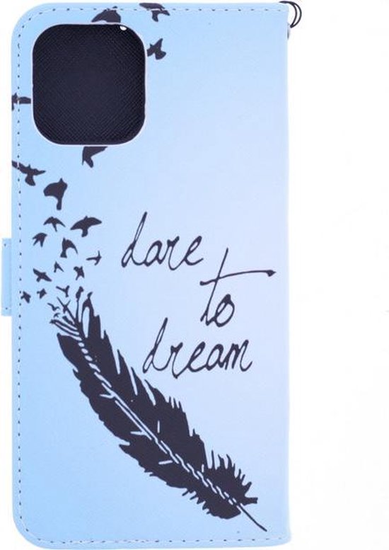 Xiaomi Mi 11 Hoesjes – Bookcase – Love To Dream Print – Magneetsluiting – Incl. 2x Screenprotector-Ilumina Benelux