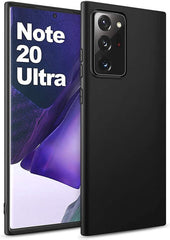Samsung Galaxy Note 20 Ultra Hoesjes – Siliconen Backcover – Flexibel – Schokbestendig – Zwart