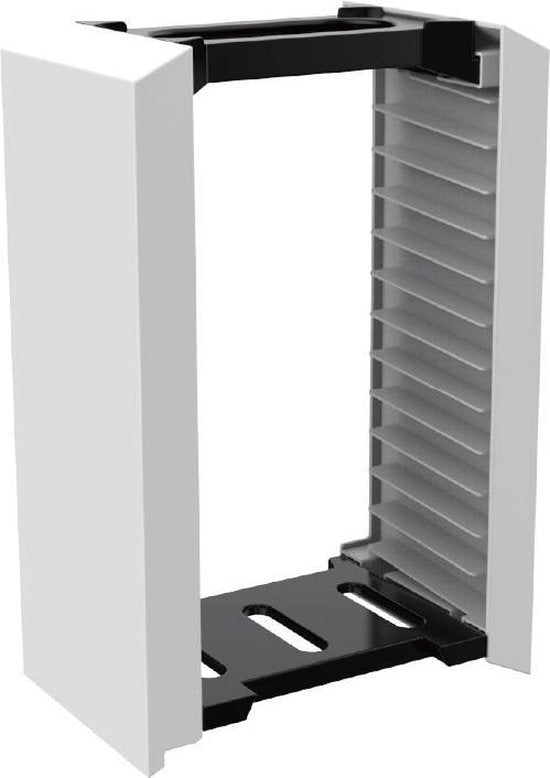 Game opbergrek – Gaming tower organizer – Spellenhouder standaard – Voor Nintendo Switch, PS5/PS4 & Xbox One games – Zwart-Ilumina Benelux