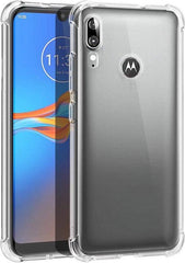 Motorola Moto E6s/E6 Plus Hoesjes – Siliconen Backcover – Schokbestendig Anti Shock – Transparant