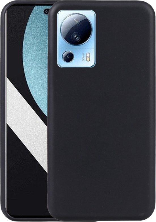 Xiaomi 13 Lite Hoesjes – Siliconen Backcover – Flexibel – Schokbestendig – Zwart-Ilumina Benelux