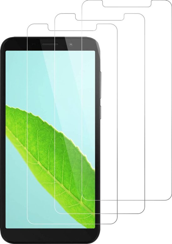 Screenprotector - Geschikt voor Motorola Moto E6s - 9H Glas (3-Pack)